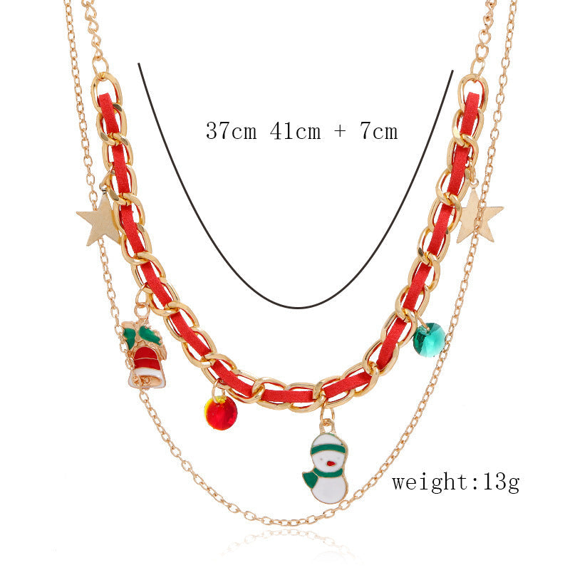 Product Christmas Multi-layer Necklace