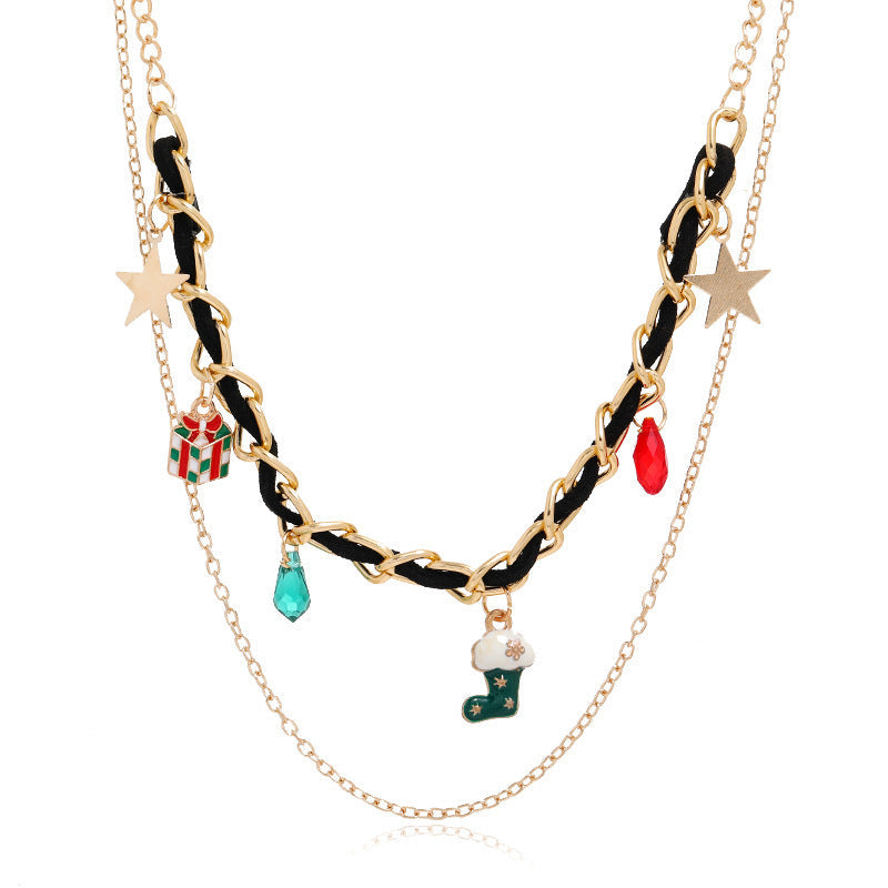 Product Christmas Multi-layer Necklace