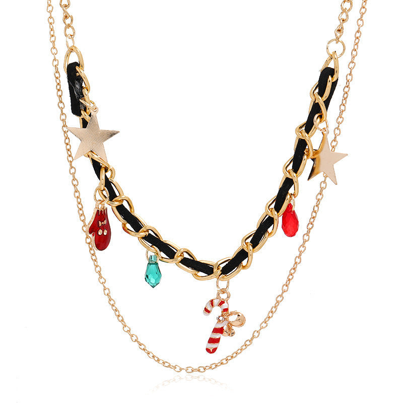 Product Christmas Multi-layer Necklace