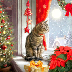 Product Christmas Cute Pet Theme 5D Diamond Painting