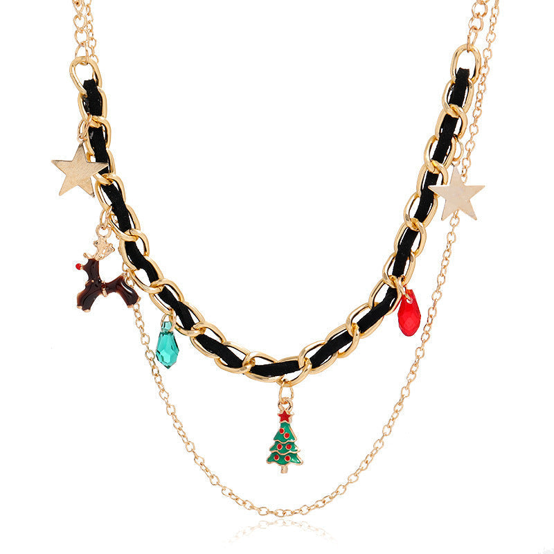 Product Christmas Multi-layer Necklace