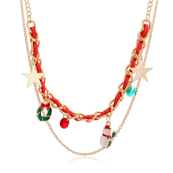 Product Christmas Multi-layer Necklace