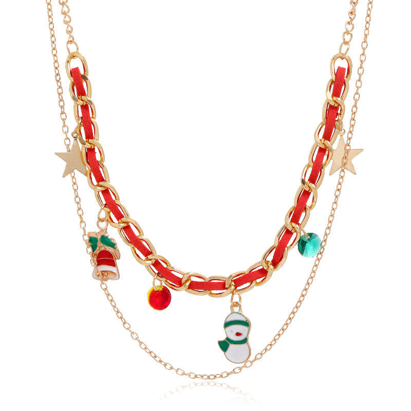 Product Christmas Multi-layer Necklace