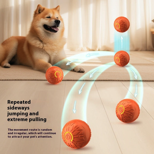 Pets Electric Jumping Ball Automatic Dog-teasing Luminous Pet Products