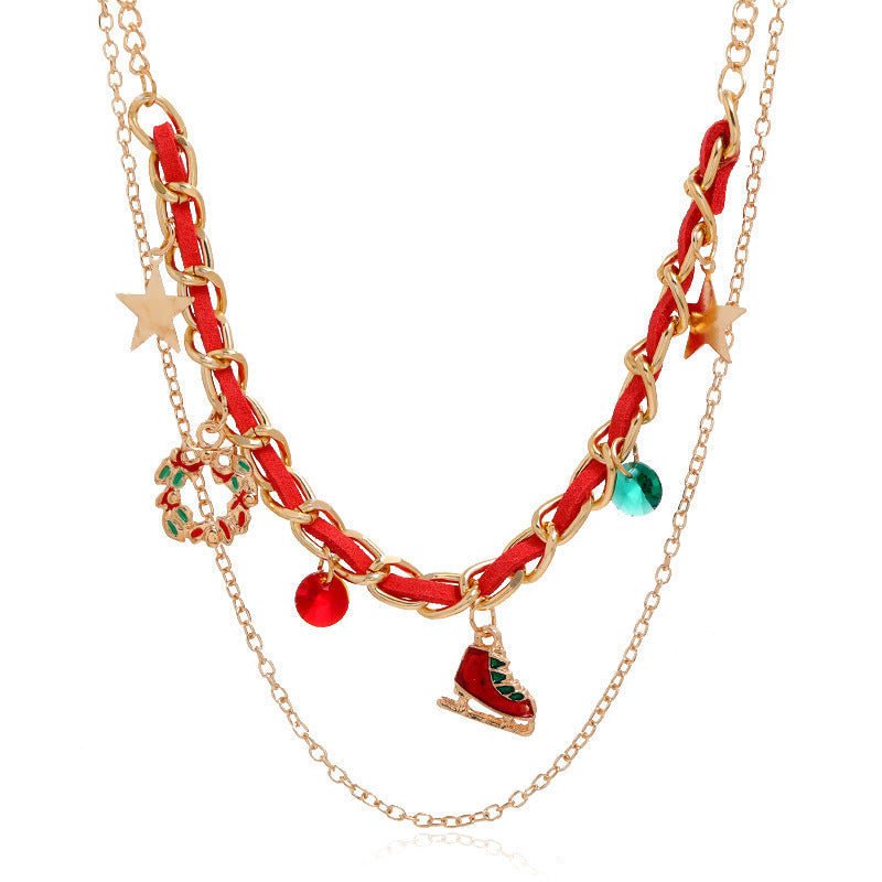 Product Christmas Multi-layer Necklace